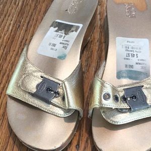 Dr Scholl’s Gold Sandals